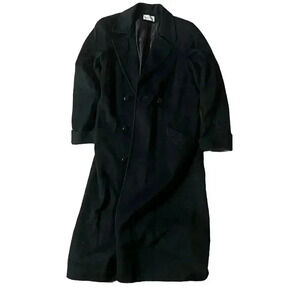 ALLISON GAIL Wool Coat Womens 18 Lined USA Pockets Back Pleat Collar Heavy